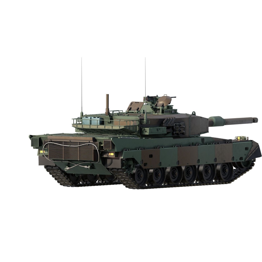 Type 90 Tank 3D Model – Detailed Military Vehicle with Interior, SketchUp & Lumion Ready - View 6