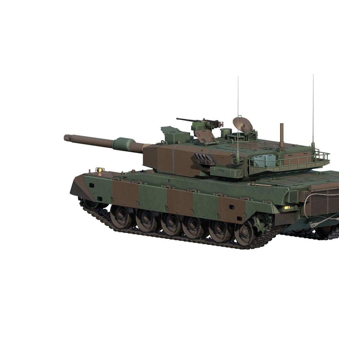 Type 90 Tank 3D Model – Detailed Military Vehicle with Interior, SketchUp & Lumion Ready - View 8