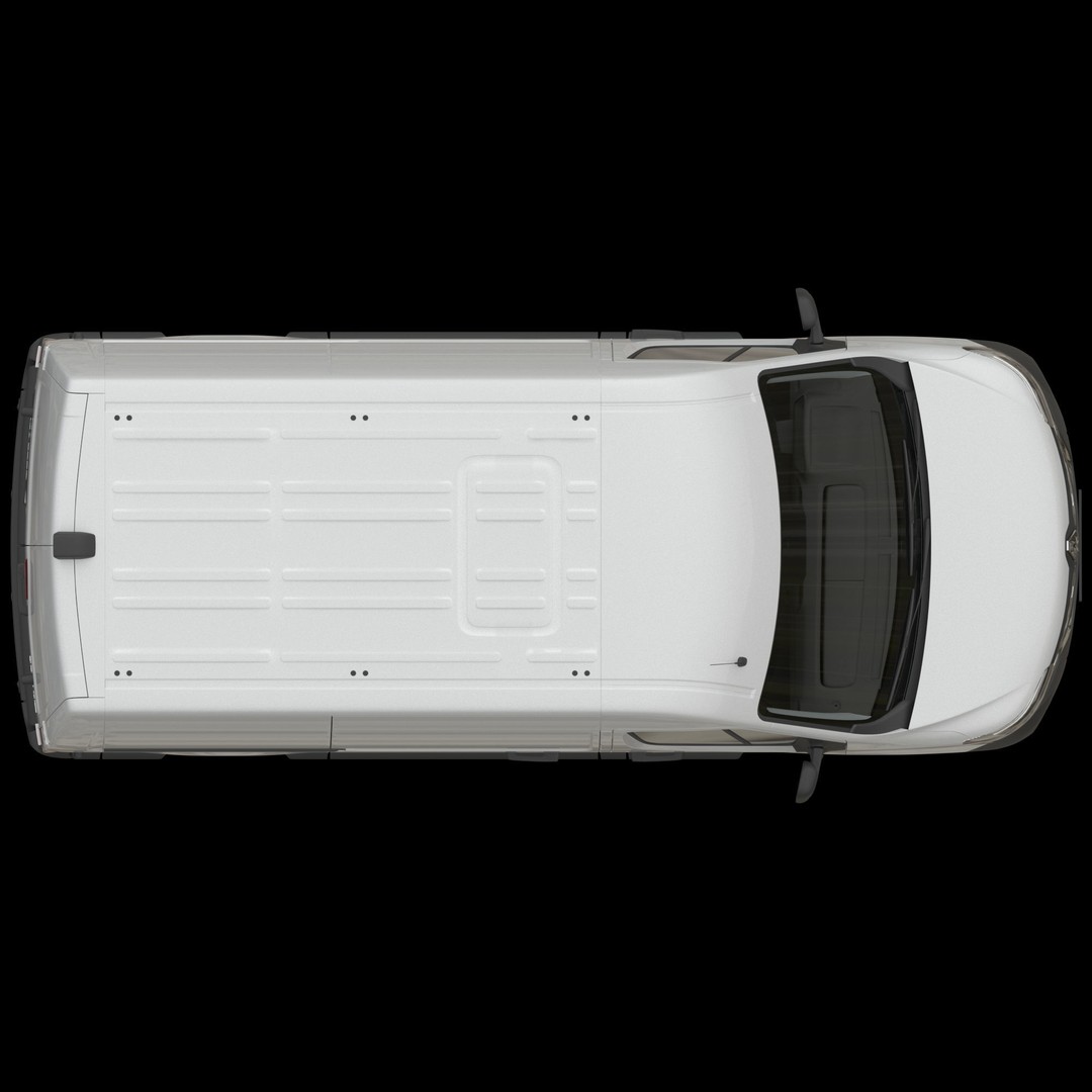 Renault Master 2020 Panel Van 3D Model – Medium Roof, FBX, Game-Ready - View 13