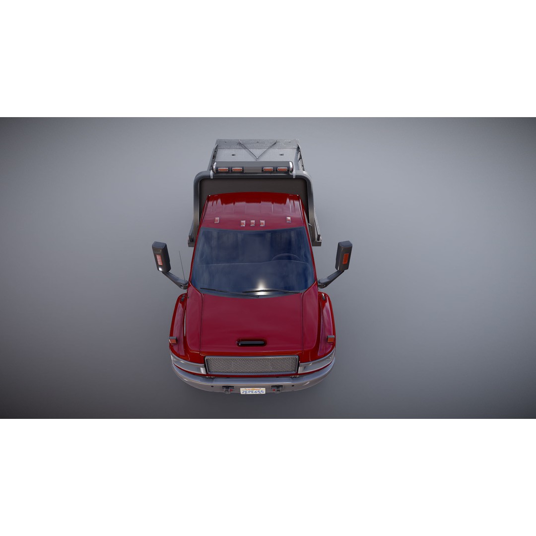 Towtruck 3D Model – Low Poly Game Ready Asset, PBR Textures - View 15