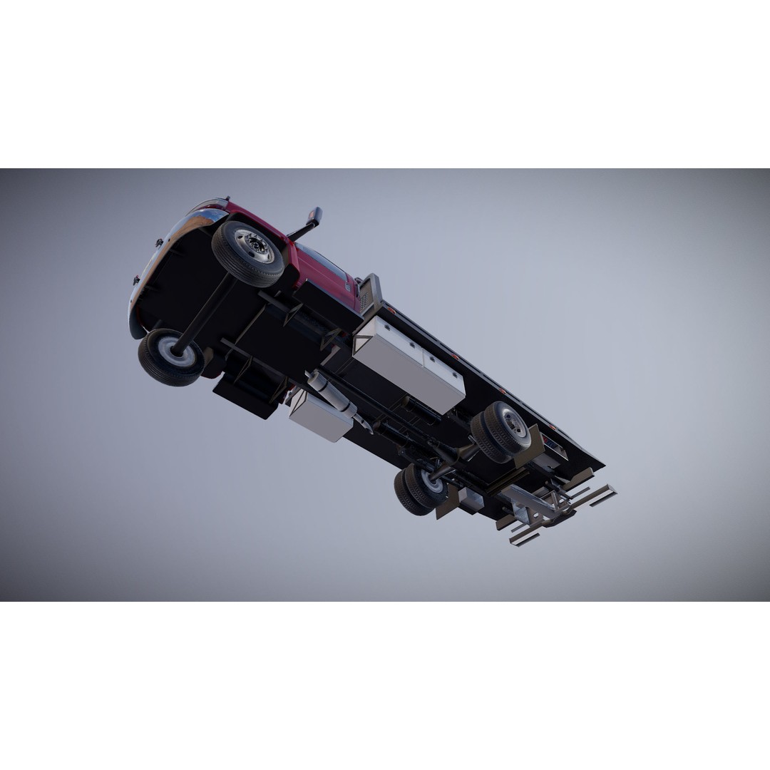 Towtruck 3D Model – Low Poly Game Ready Asset, PBR Textures - View 18