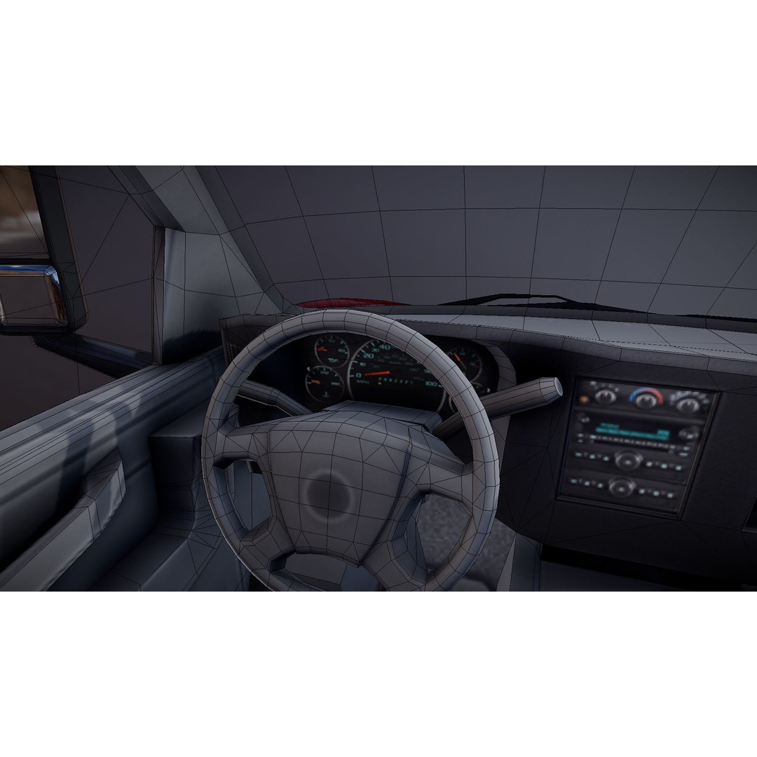 Towtruck 3D Model – Low Poly Game Ready Asset, PBR Textures - View 23