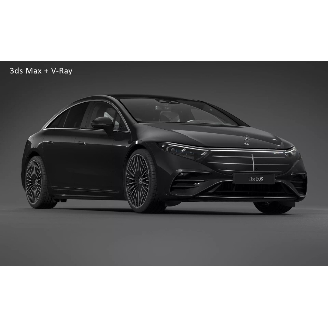 2025 Mercedes-Benz EQS 3D Model – Photorealistic Car Asset, FBX - View 28