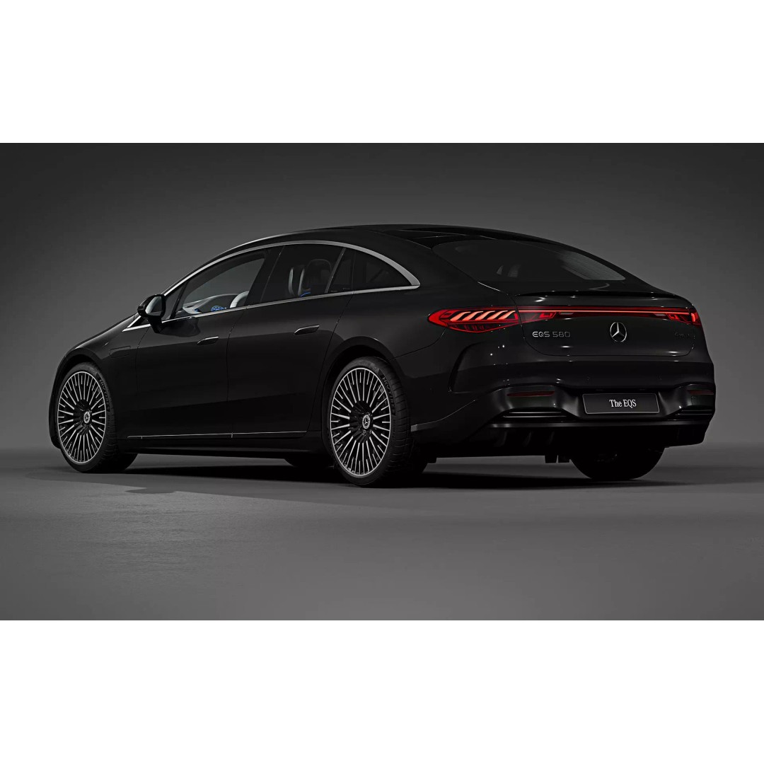 2025 Mercedes-Benz EQS 3D Model – Photorealistic Car Asset, FBX - View 3