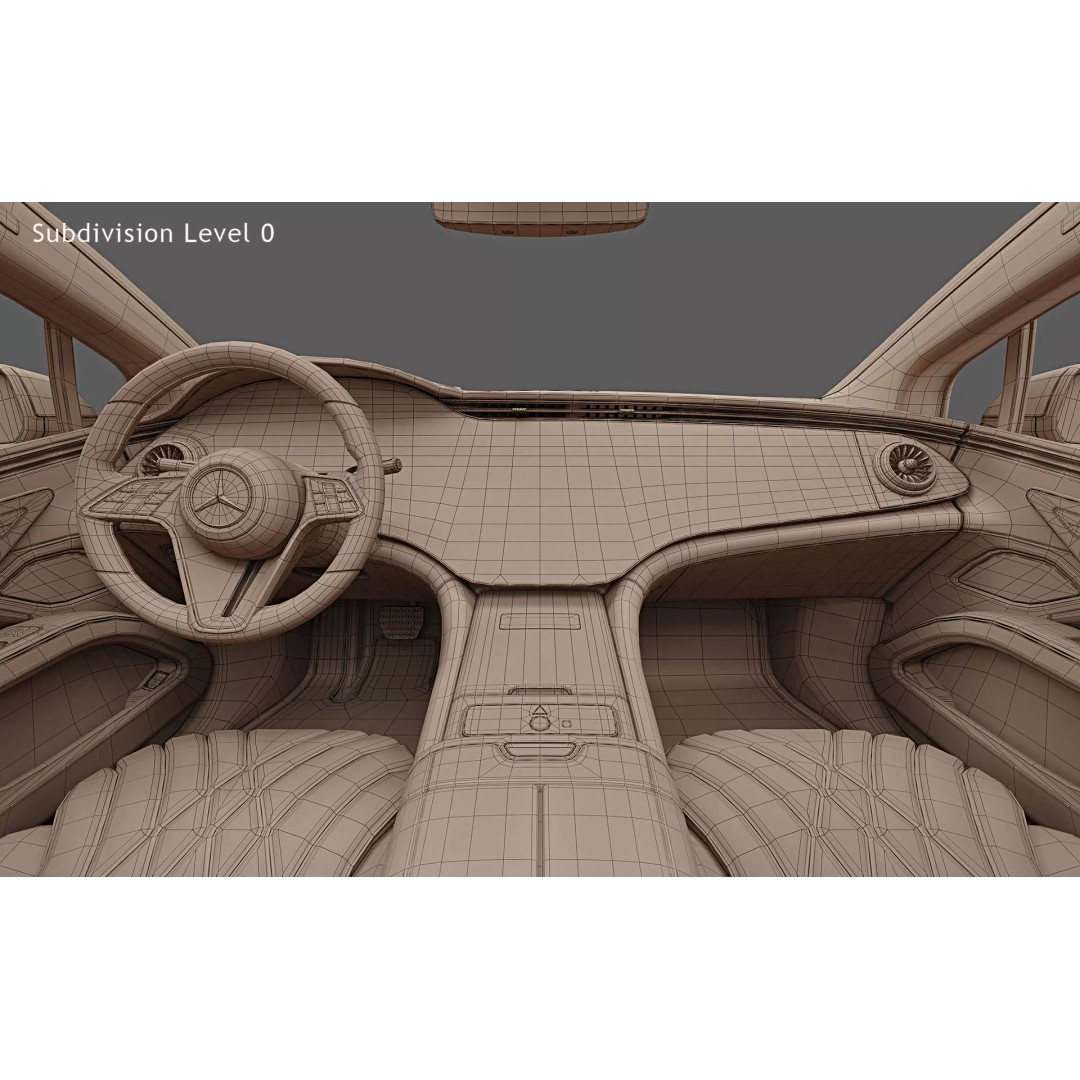 2025 Mercedes-Benz EQS 3D Model – Photorealistic Car Asset, FBX - View 31