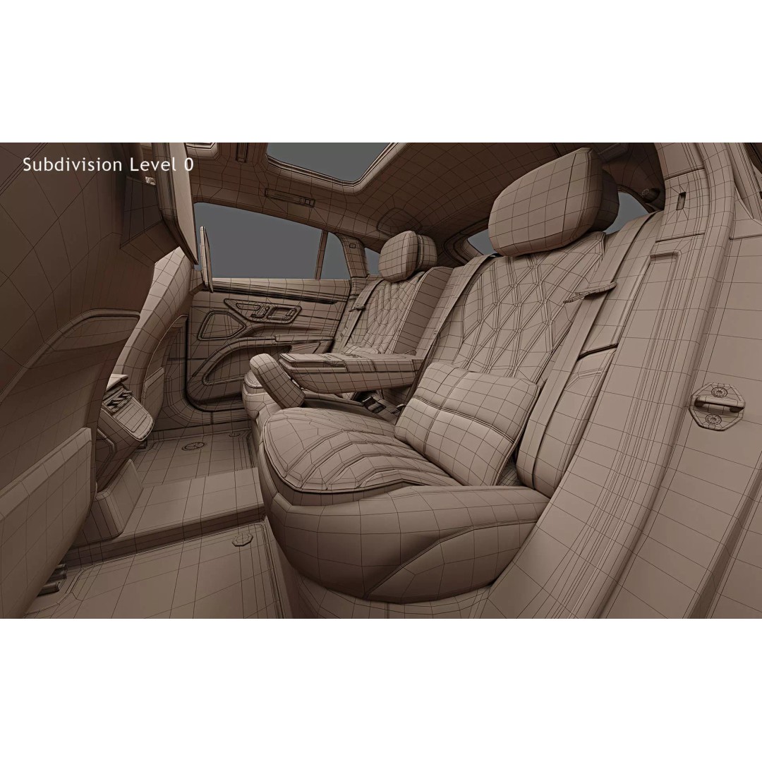 2025 Mercedes-Benz EQS 3D Model – Photorealistic Car Asset, FBX - View 35