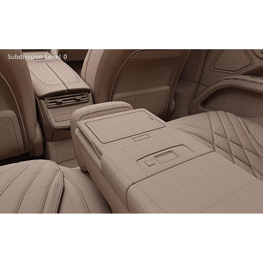 2025 Mercedes-Benz EQS 3D Model – Photorealistic Car Asset, FBX - View 36