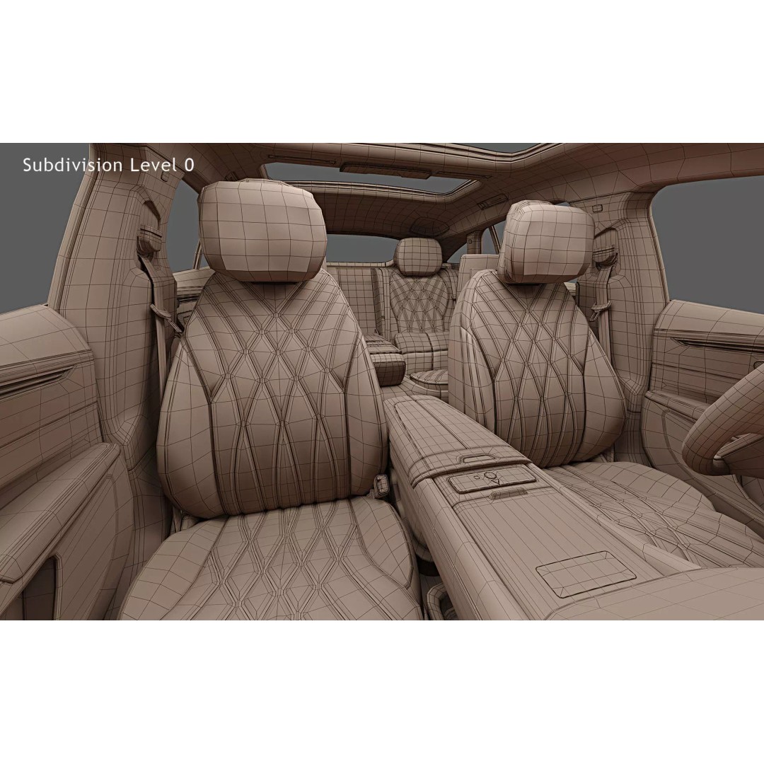 2025 Mercedes-Benz EQS 3D Model – Photorealistic Car Asset, FBX - View 37