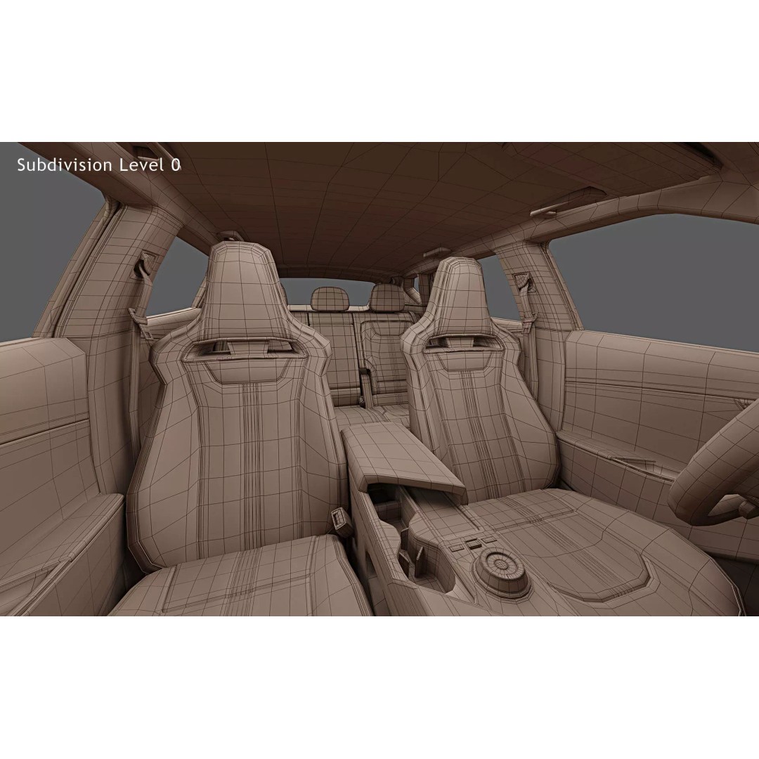 2023 Kia EV6 GT 3D Model – High Poly Game Asset, FBX, OBJ - View 26