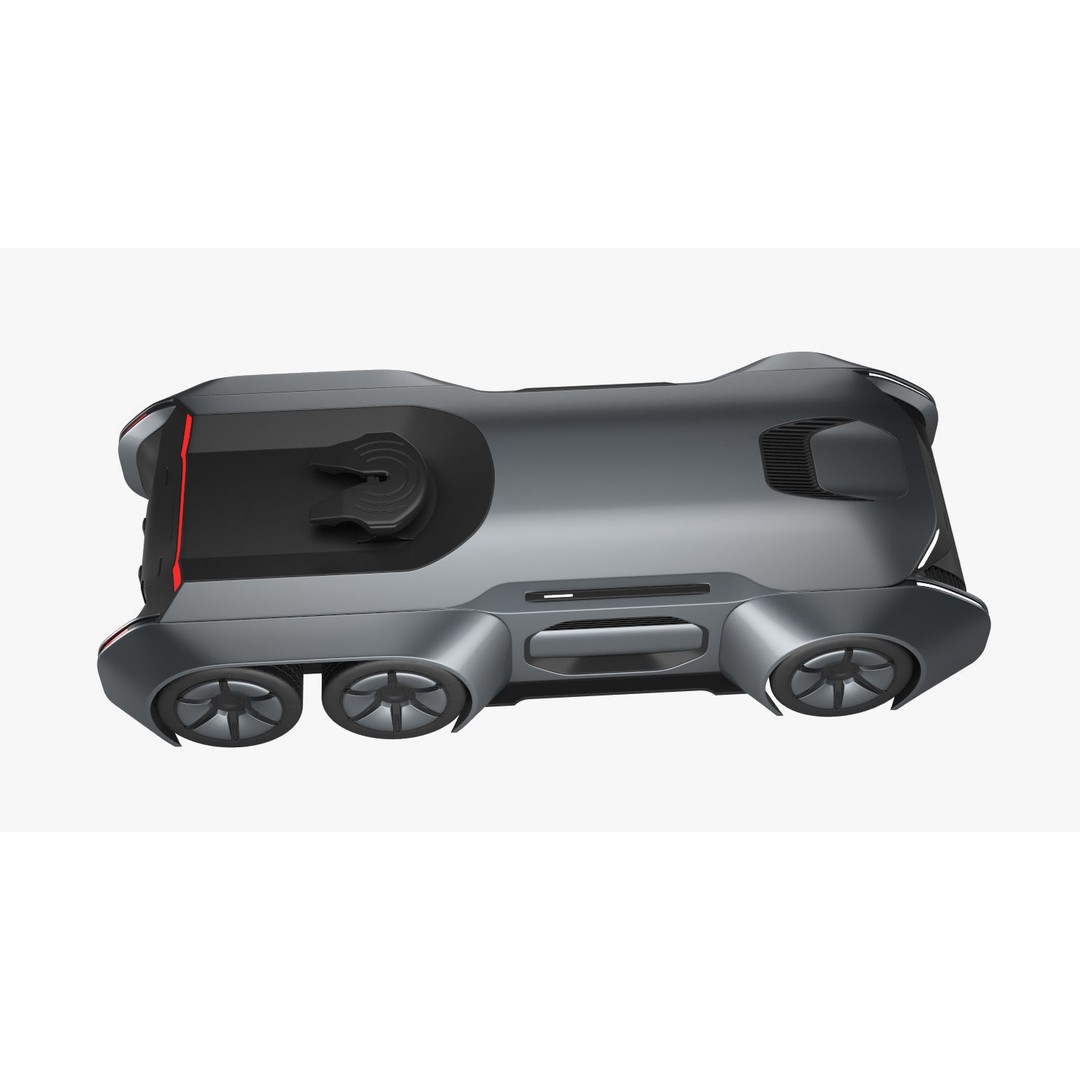 Self-Driving Truck 3D Model – High Poly Concept with PBR Textures - View 18