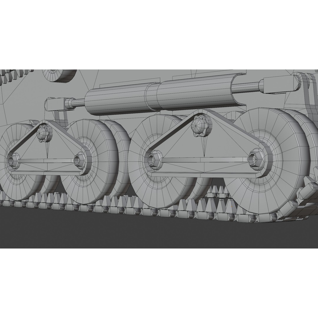 Type 95 Ha-Go Light Tank 3D Model – Game Ready, PBR Textures, FBX - View 25