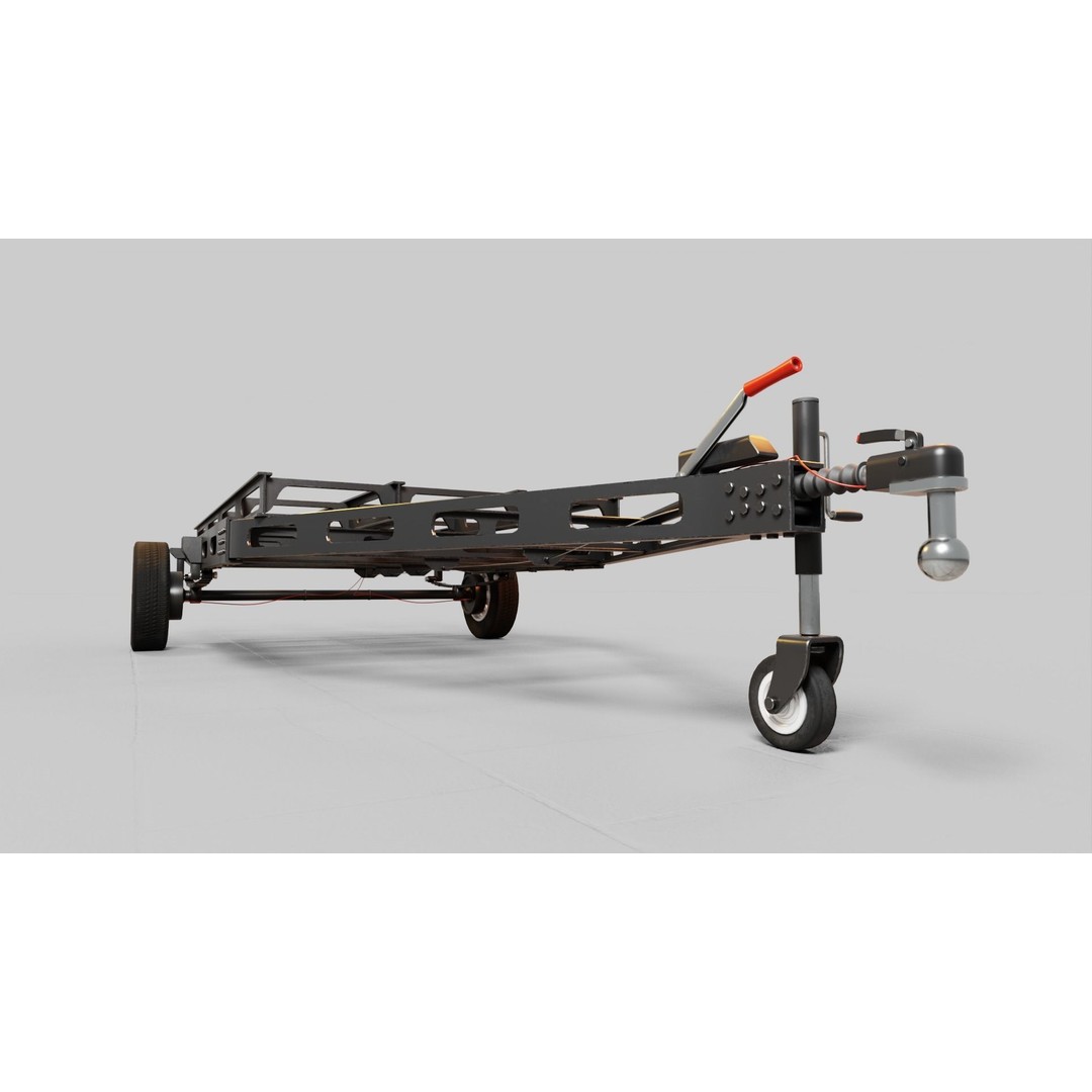 Food Truck 3D Model – Low Poly Game Asset, FBX, PBR Textures - View 13