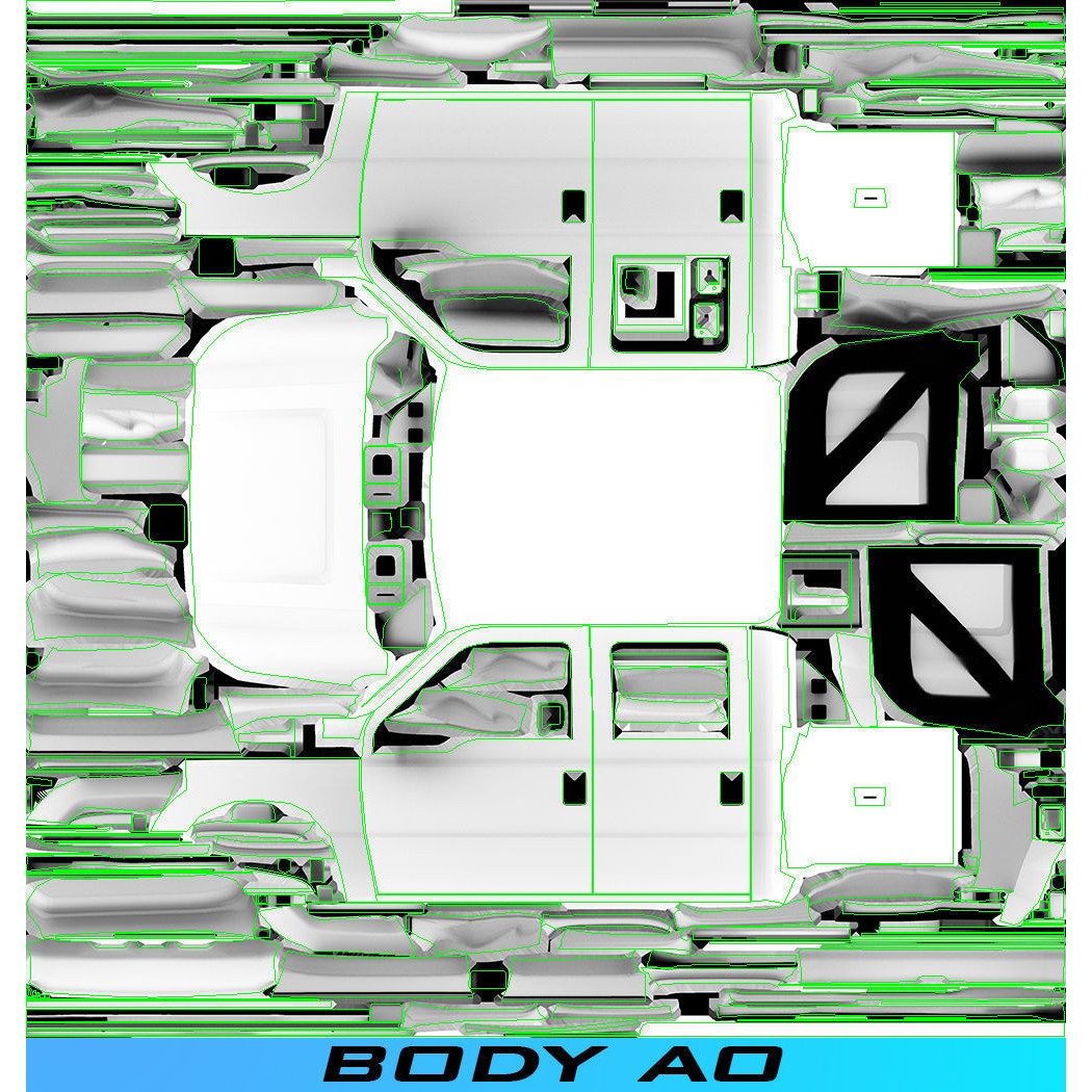 LifeGuard Truck 3D Model – Low Poly Game Asset, FBX, PBR Textures