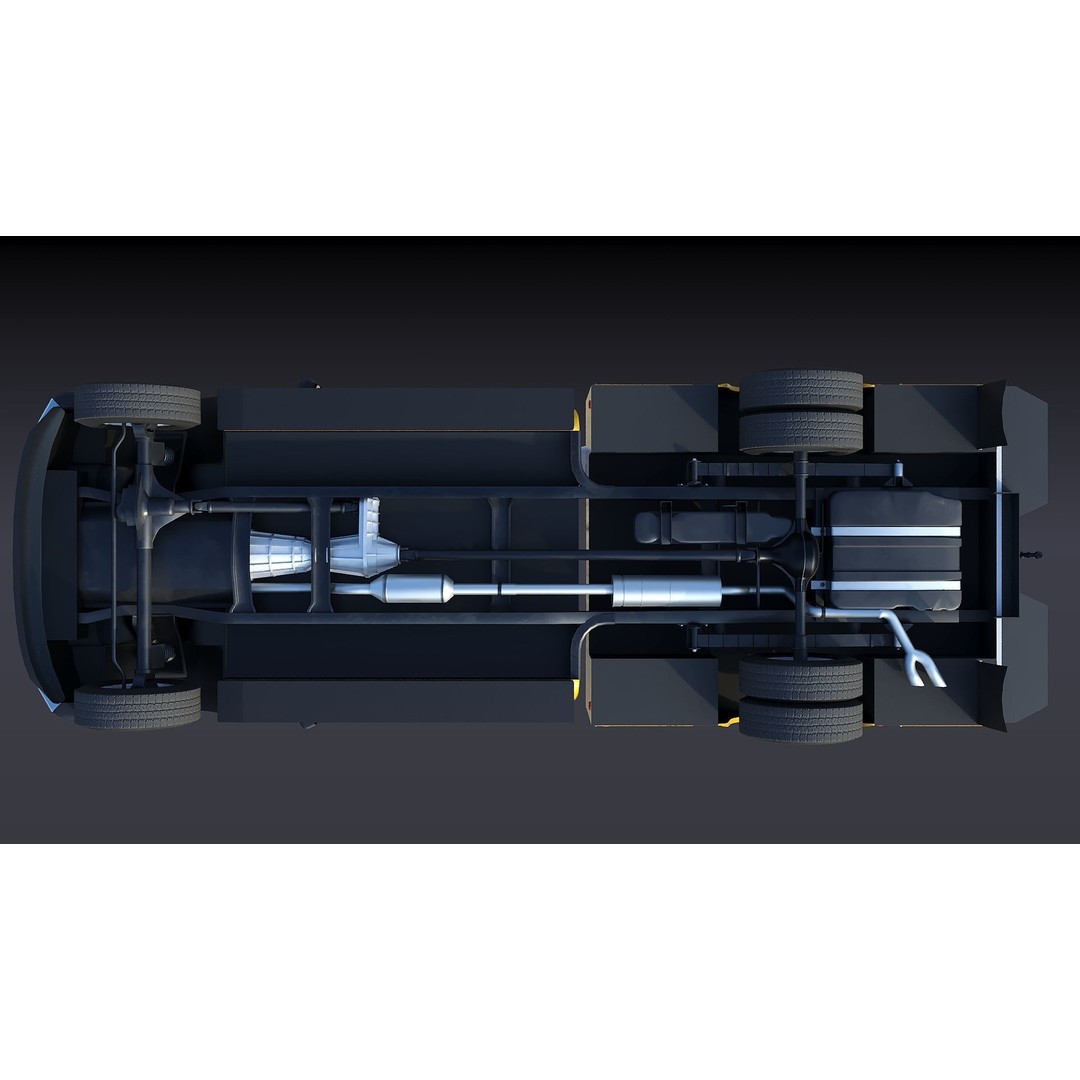 LifeGuard Truck 3D Model – Low Poly Game Asset, FBX, PBR Textures - View 17