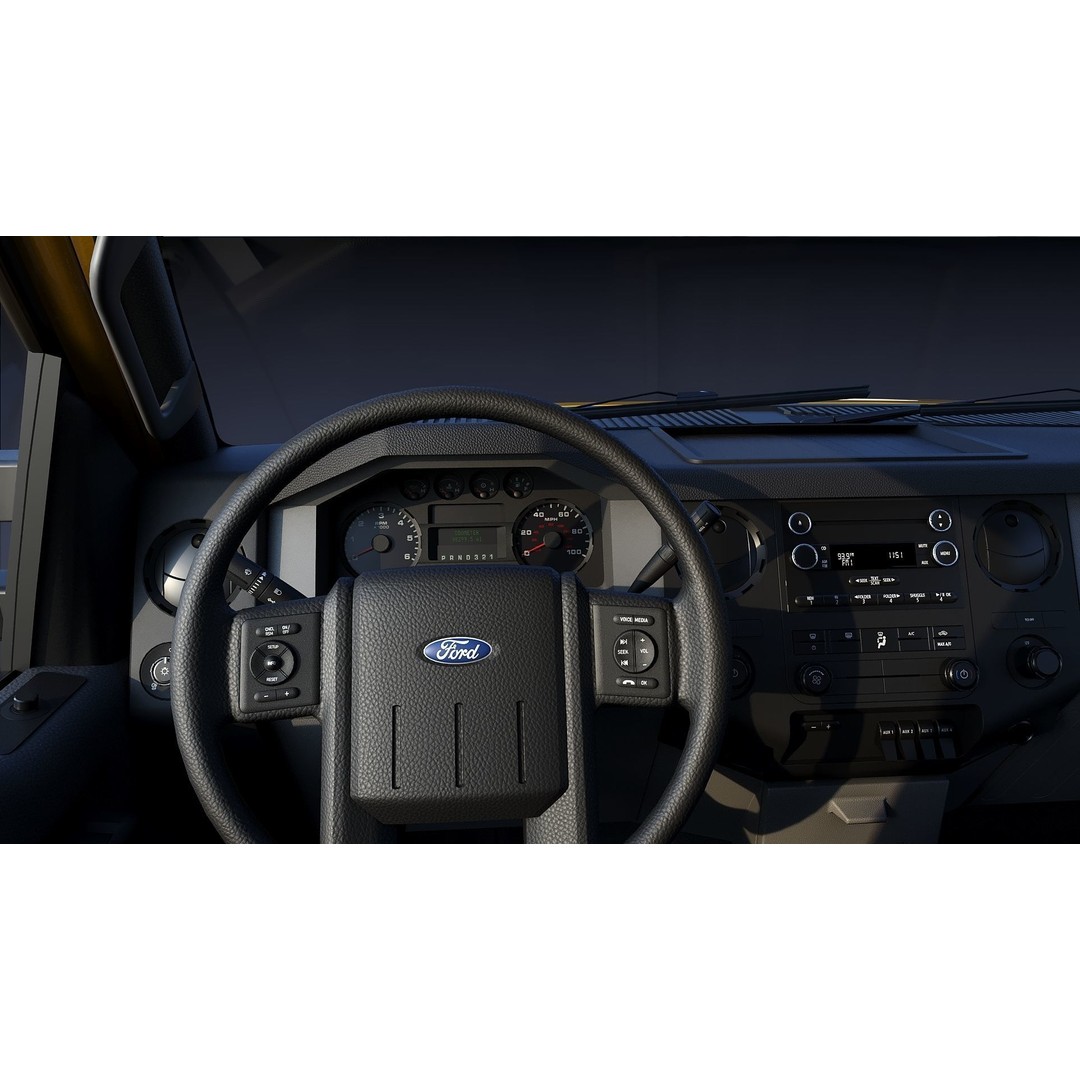 LifeGuard Truck 3D Model – Low Poly Game Asset, FBX, PBR Textures - View 19