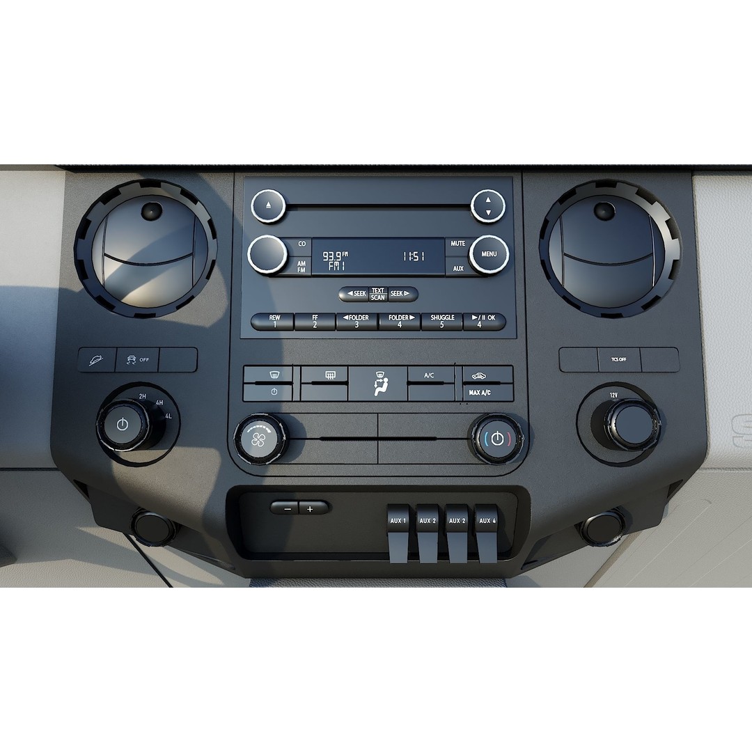 LifeGuard Truck 3D Model – Low Poly Game Asset, FBX, PBR Textures - View 22