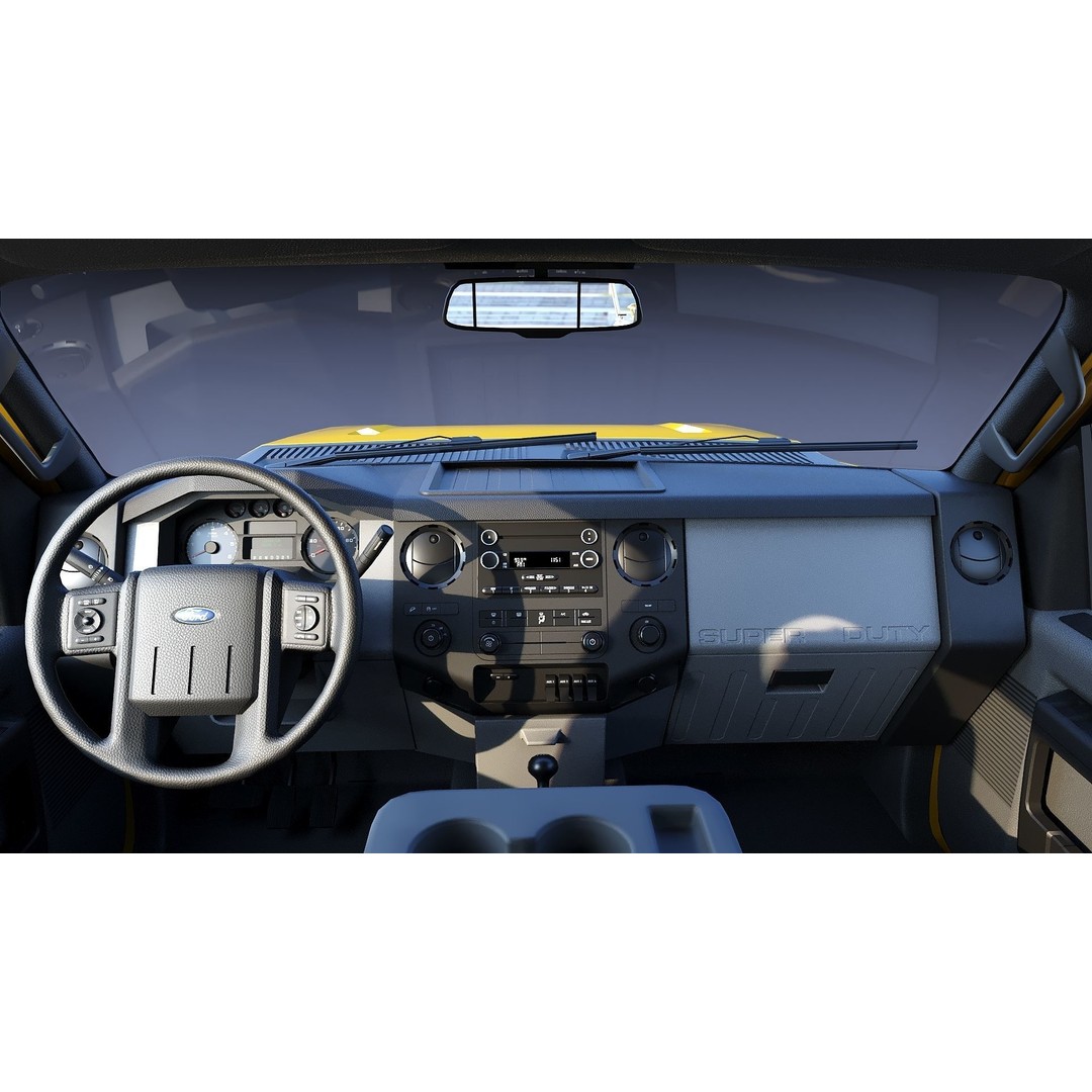 LifeGuard Truck 3D Model – Low Poly Game Asset, FBX, PBR Textures - View 23