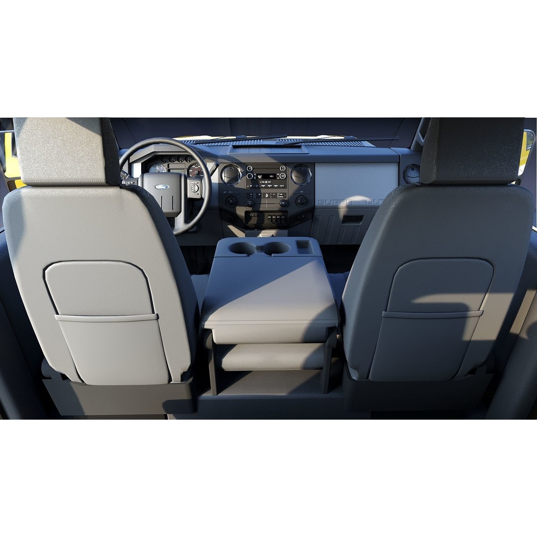 LifeGuard Truck 3D Model – Low Poly Game Asset, FBX, PBR Textures - View 24