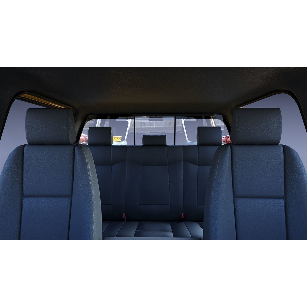 LifeGuard Truck 3D Model – Low Poly Game Asset, FBX, PBR Textures - View 25