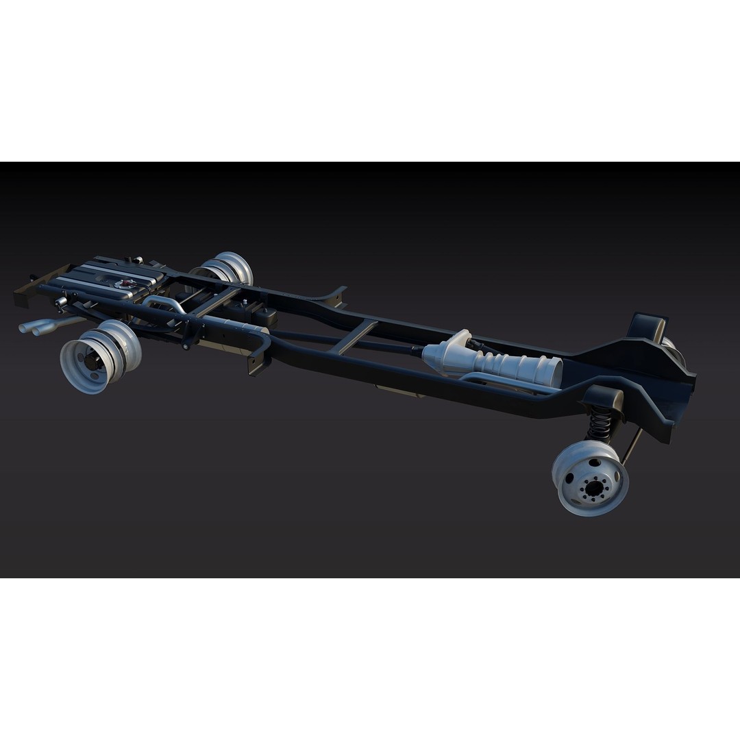 LifeGuard Truck 3D Model – Low Poly Game Asset, FBX, PBR Textures - View 34