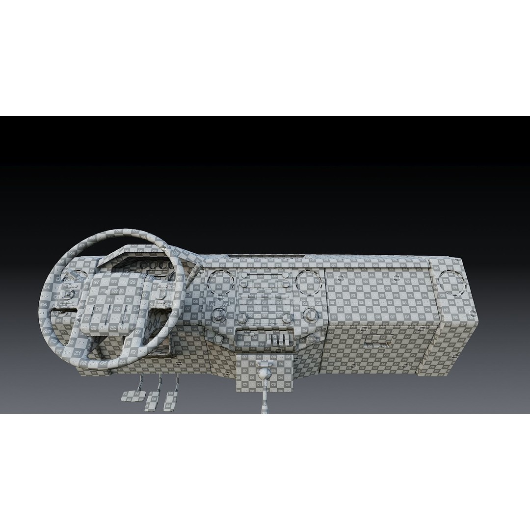 LifeGuard Truck 3D Model – Low Poly Game Asset, FBX, PBR Textures - View 47