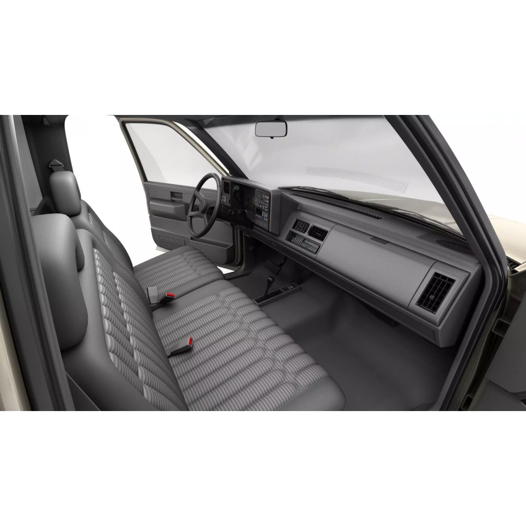 Pickup Truck 3D Model – High Poly 4WD Vehicle, FBX & Blender Formats - View 15