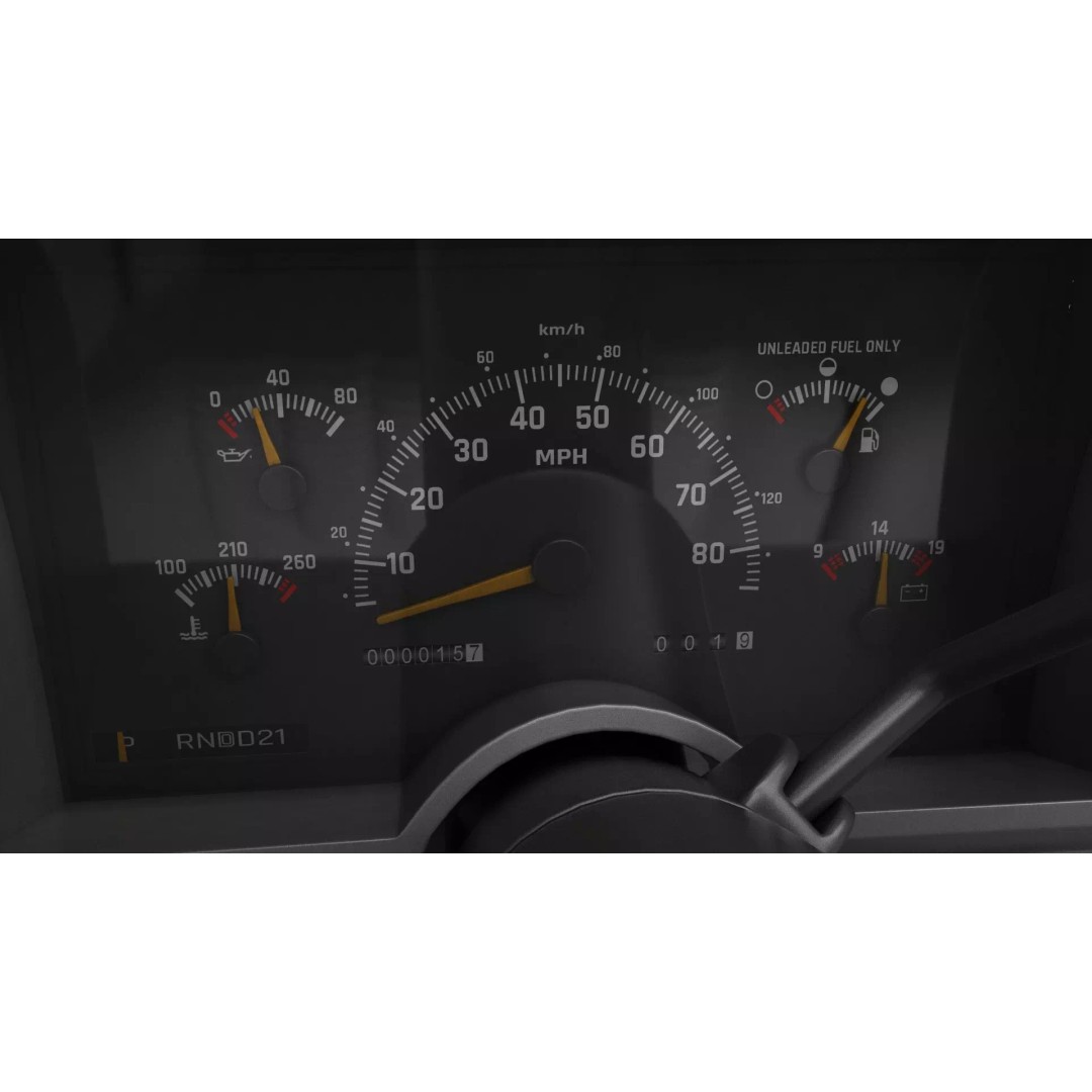 Pickup Truck 3D Model – High Poly 4WD Vehicle, FBX & Blender Formats - View 19