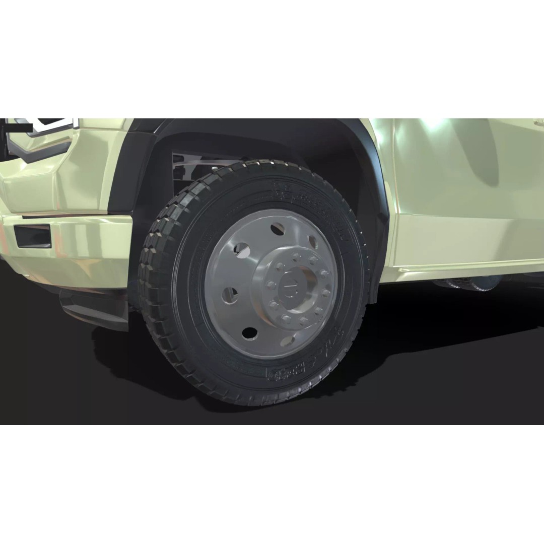 2027 Silverado Tow Truck 3D Model – High Poly Wrecker Asset, Blender - View 29