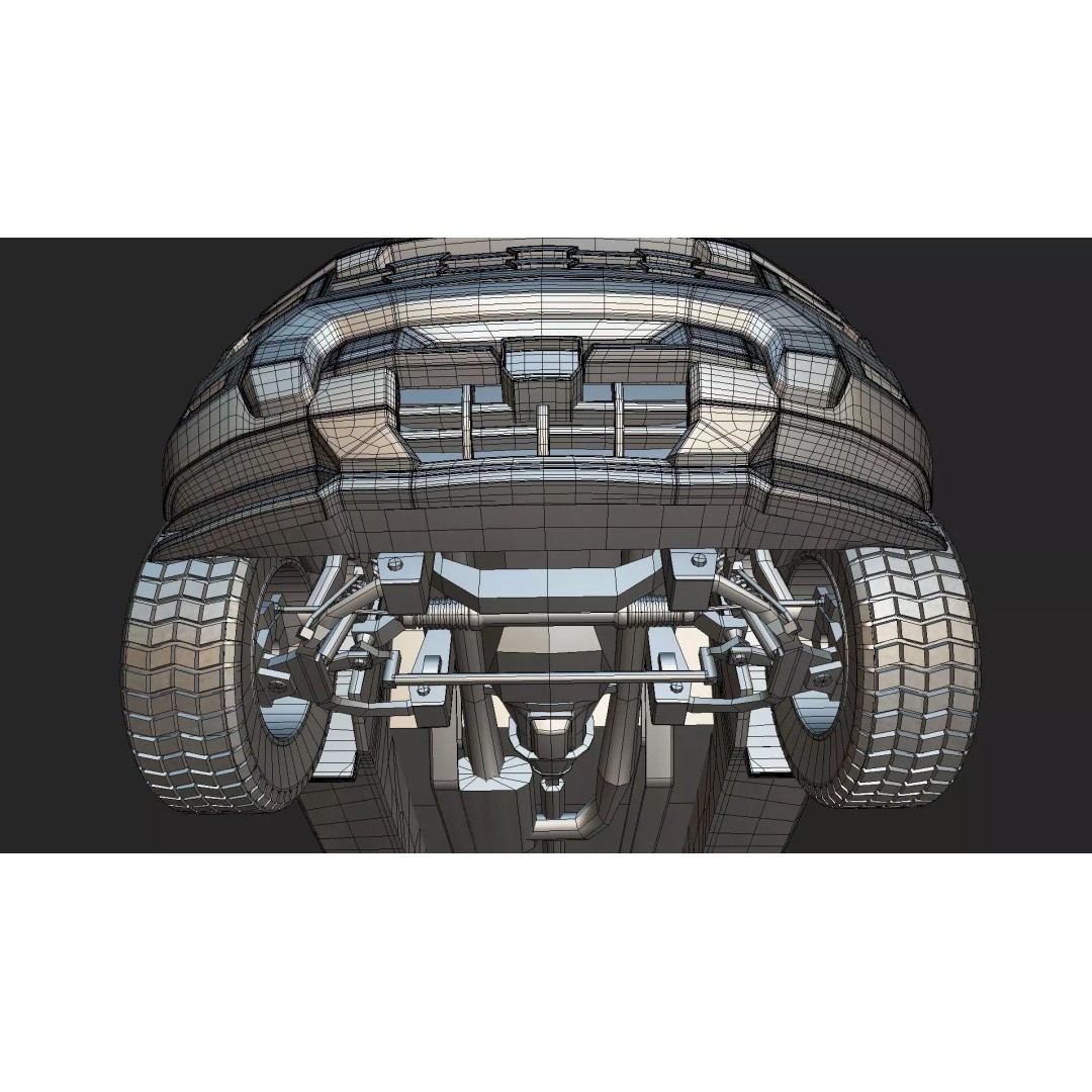 2027 Silverado Tow Truck 3D Model – High Poly Wrecker Asset, Blender - View 32