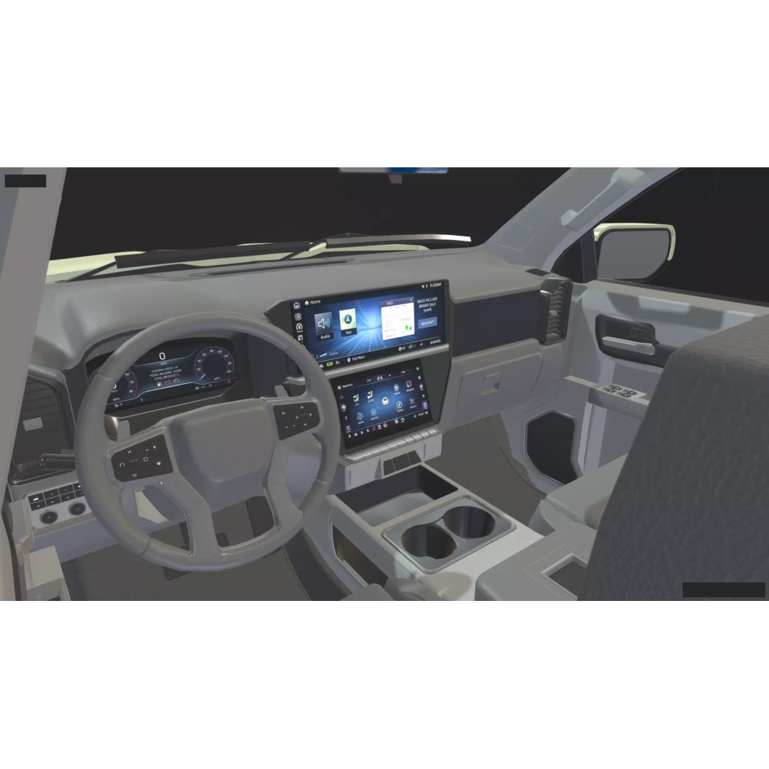 2027 Silverado Tow Truck 3D Model – High Poly Wrecker Asset, Blender - View 37