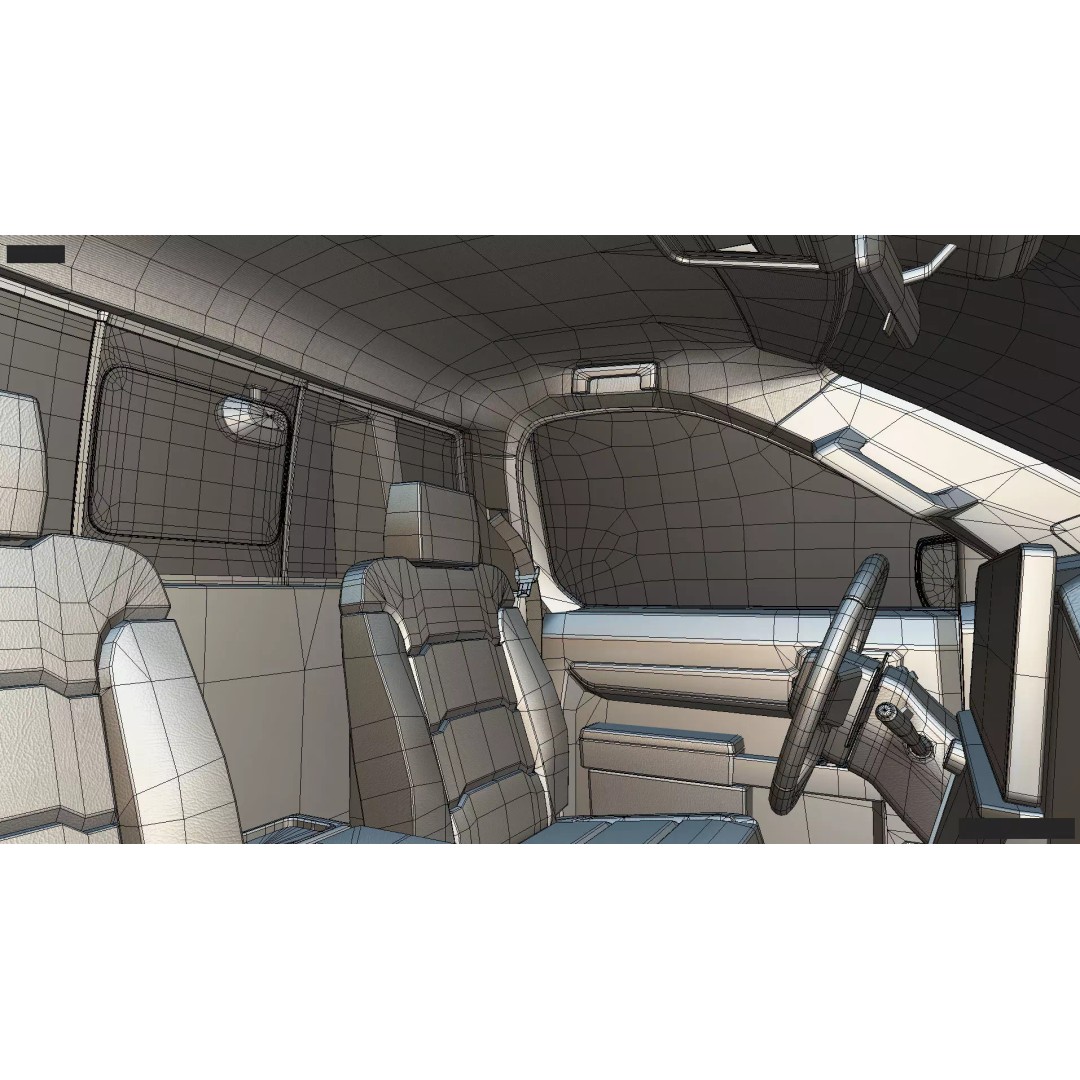 2027 Silverado Tow Truck 3D Model – High Poly Wrecker Asset, Blender - View 44