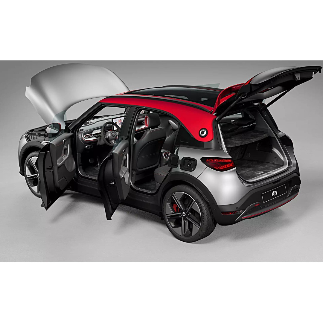 2023 Smart #1 Brabus 3D Model – High Poly Car Asset, FBX, OBJ - View 16