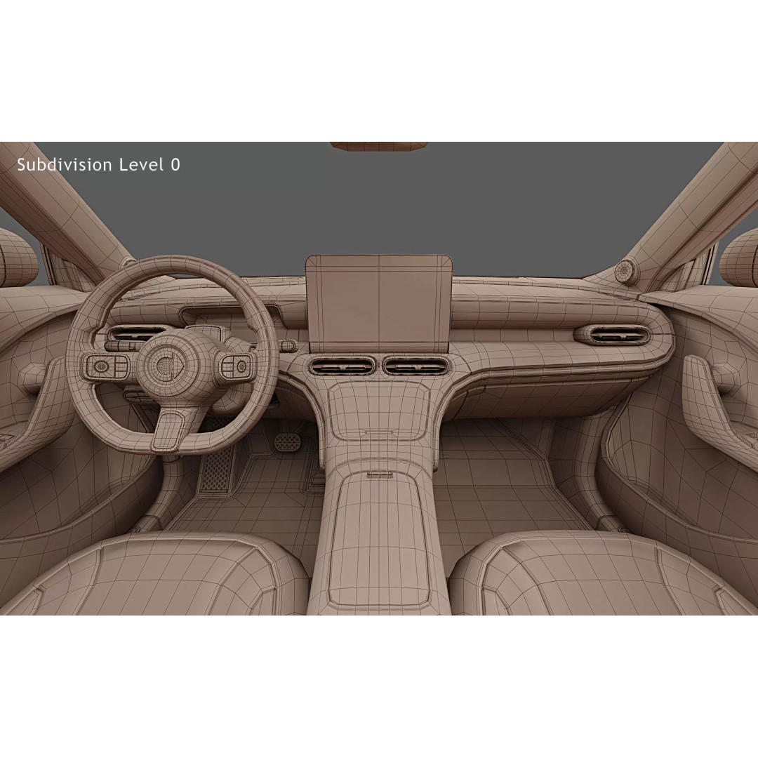2023 Smart #1 Brabus 3D Model – High Poly Car Asset, FBX, OBJ - View 32