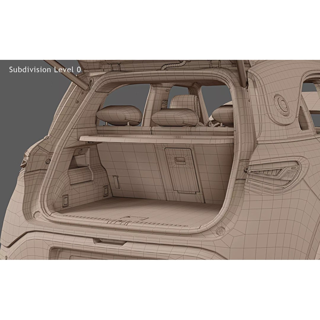 2023 Smart #1 Brabus 3D Model – High Poly Car Asset, FBX, OBJ - View 35