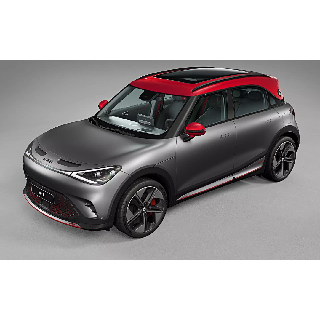 2023 Smart #1 Brabus 3D Model – High Poly Car Asset, FBX, OBJ - View 8