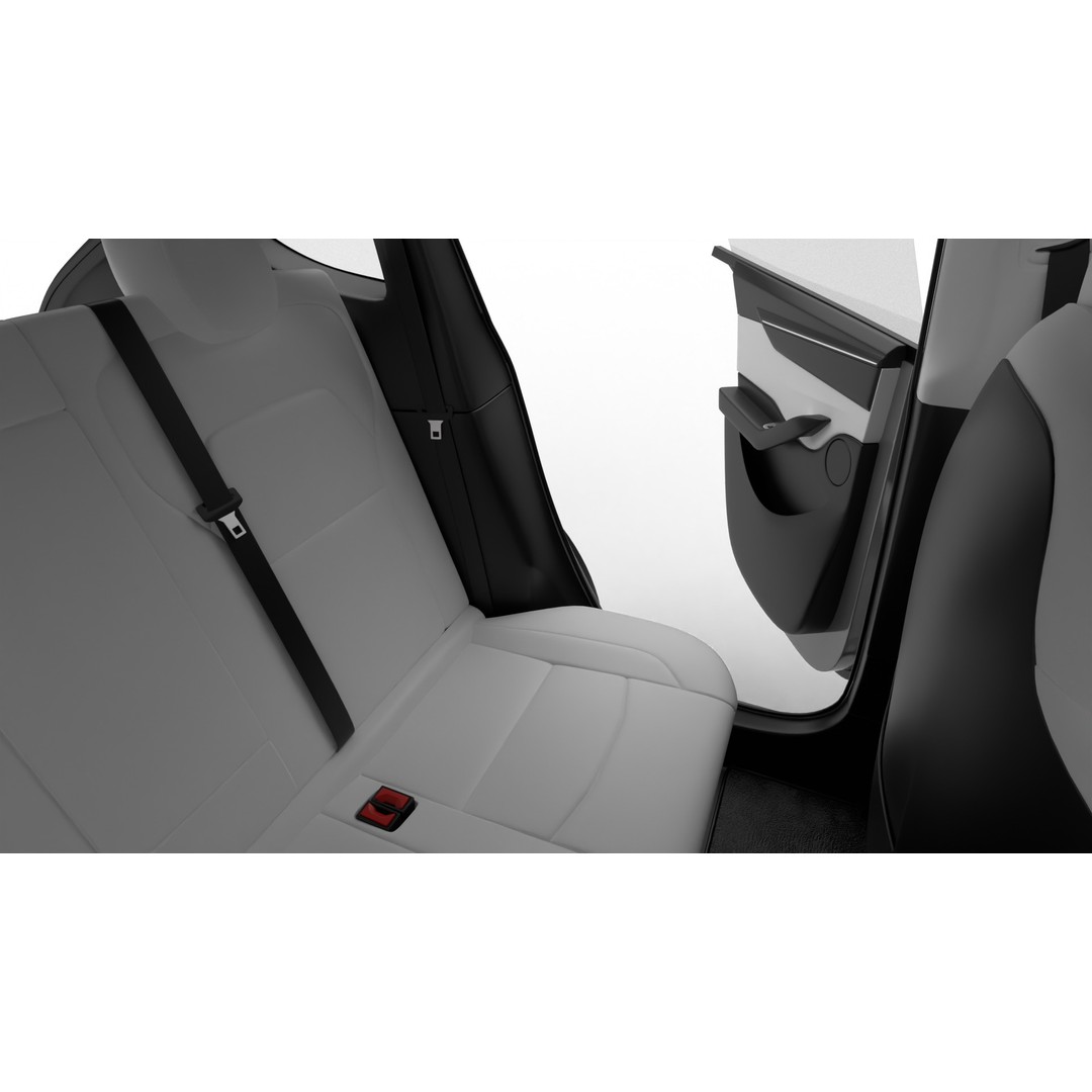 Tesla Model Y 2025 3D Model – High Poly Rigged Car Asset, FBX, Blender - View 17