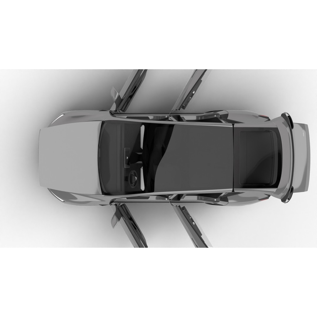 Tesla Model Y 2025 3D Model – High Poly Rigged Car Asset, FBX, Blender - View 21