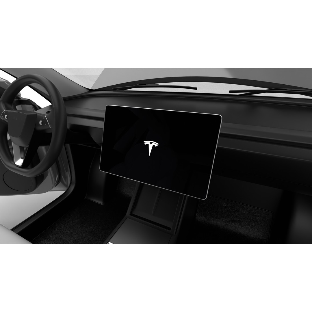 Tesla Model Y 2025 3D Model – High Poly Rigged Car Asset, FBX, Blender - View 23