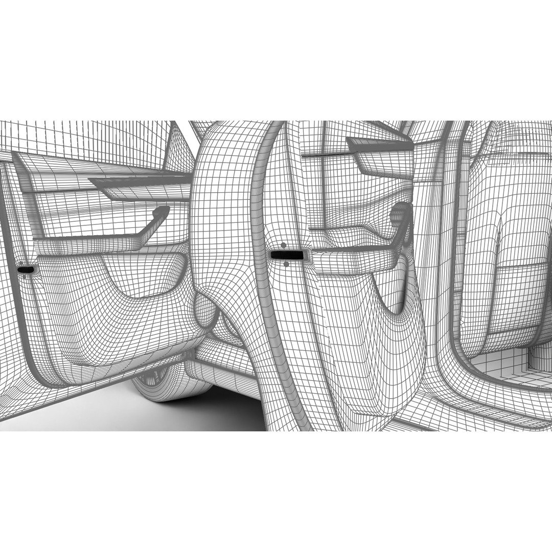 Tesla Model Y 2025 3D Model – High Poly Rigged Car Asset, FBX, Blender - View 30