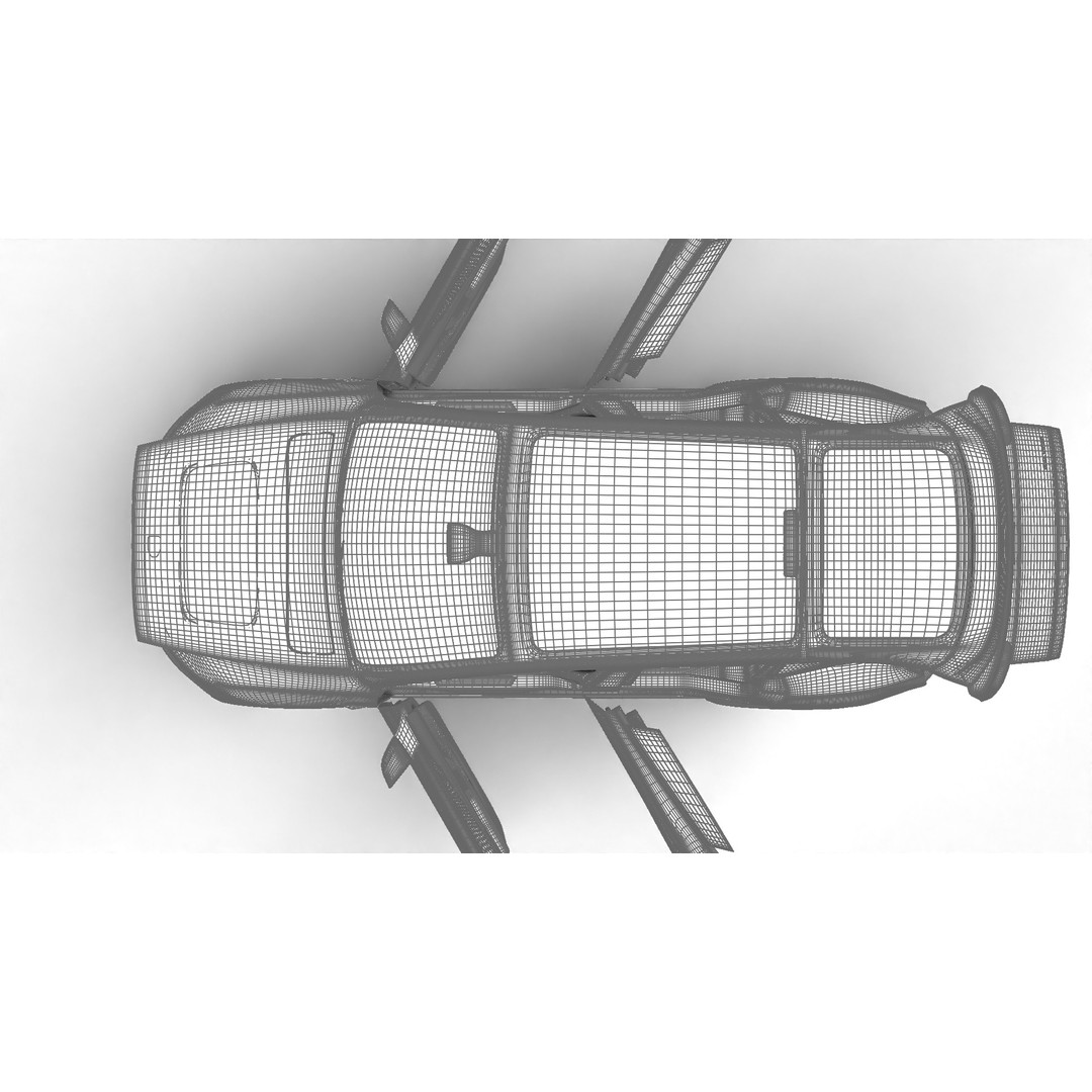 Tesla Model Y 2025 3D Model – High Poly Rigged Car Asset, FBX, Blender - View 32