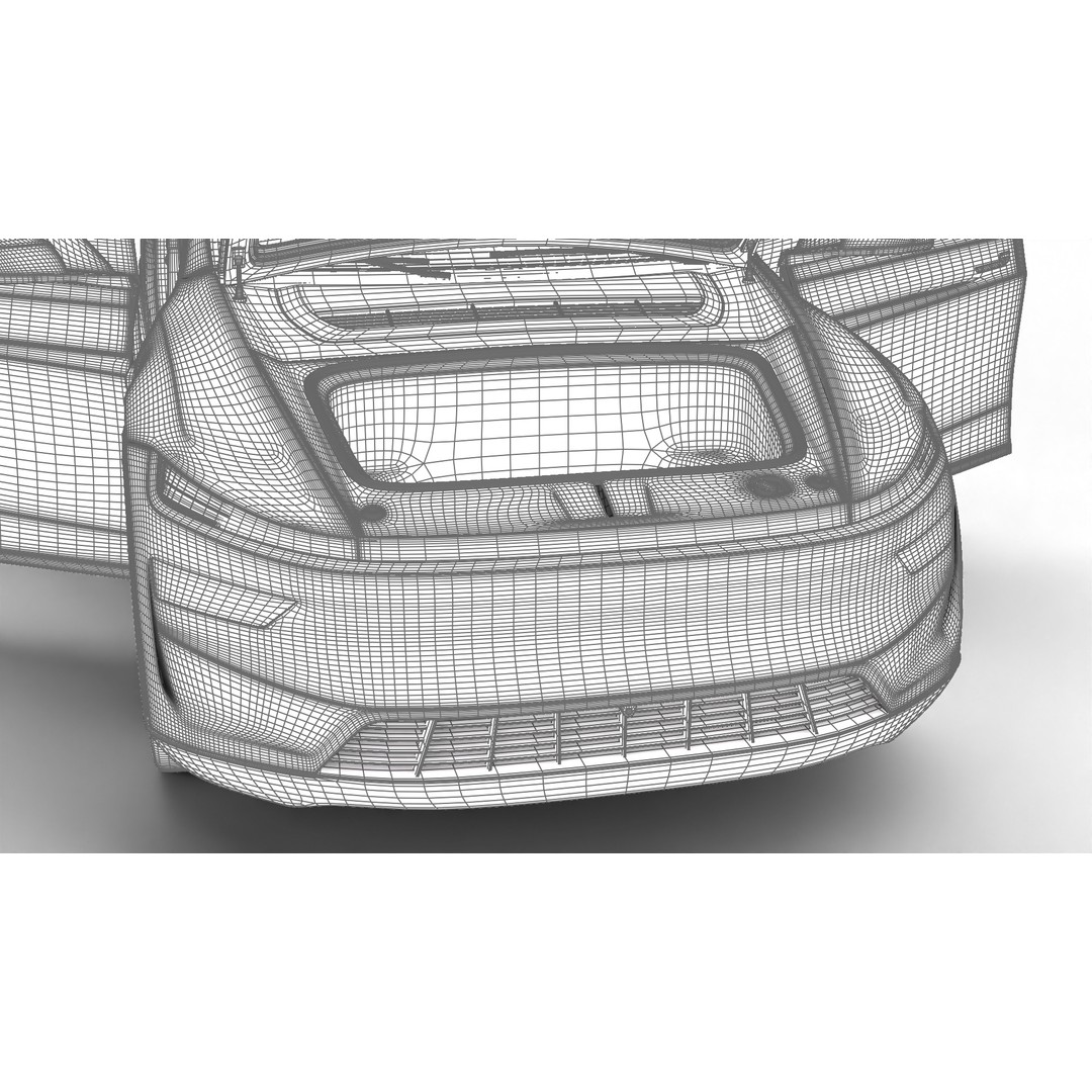 Tesla Model Y 2025 3D Model – High Poly Rigged Car Asset, FBX, Blender - View 34