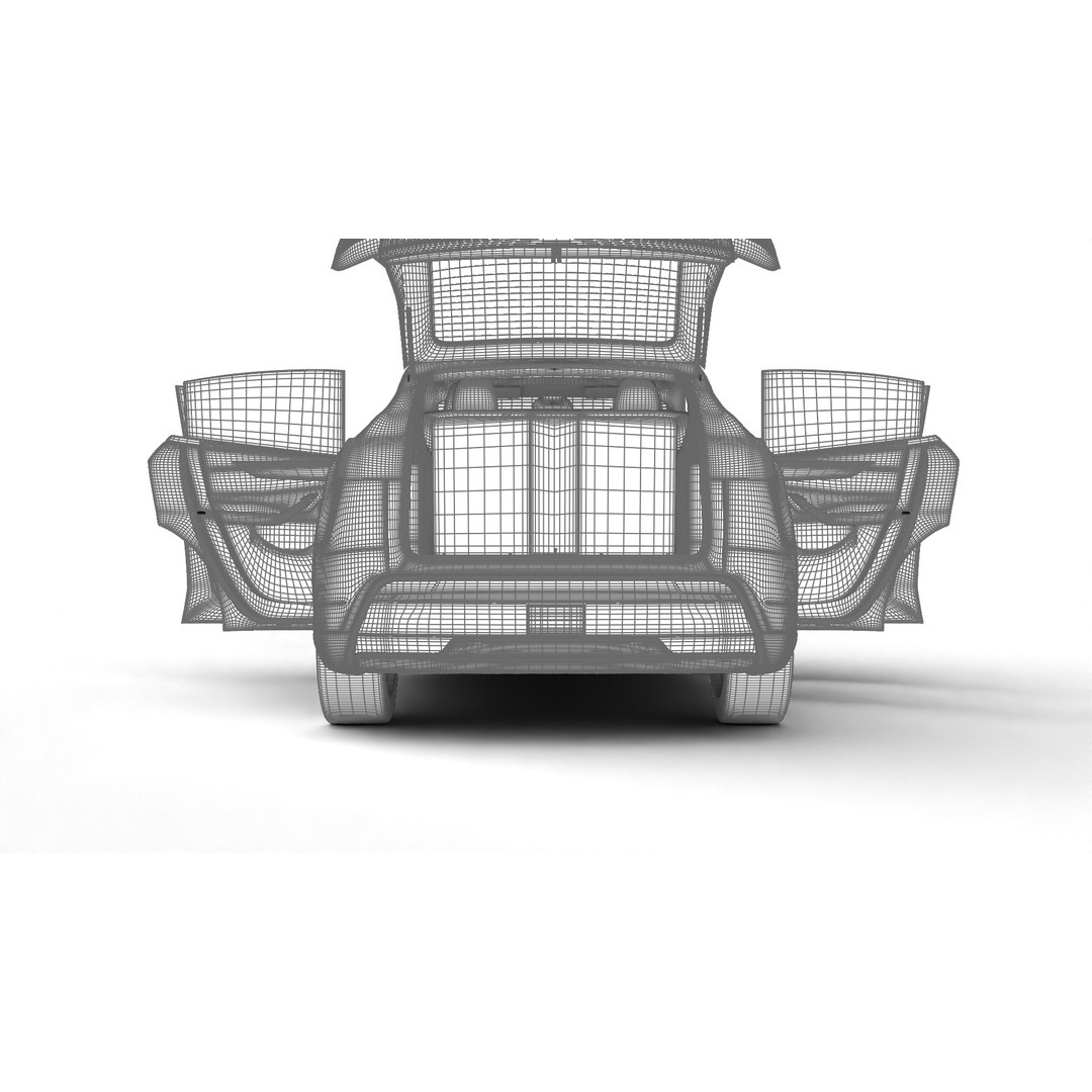 Tesla Model Y 2025 3D Model – High Poly Rigged Car Asset, FBX, Blender - View 36