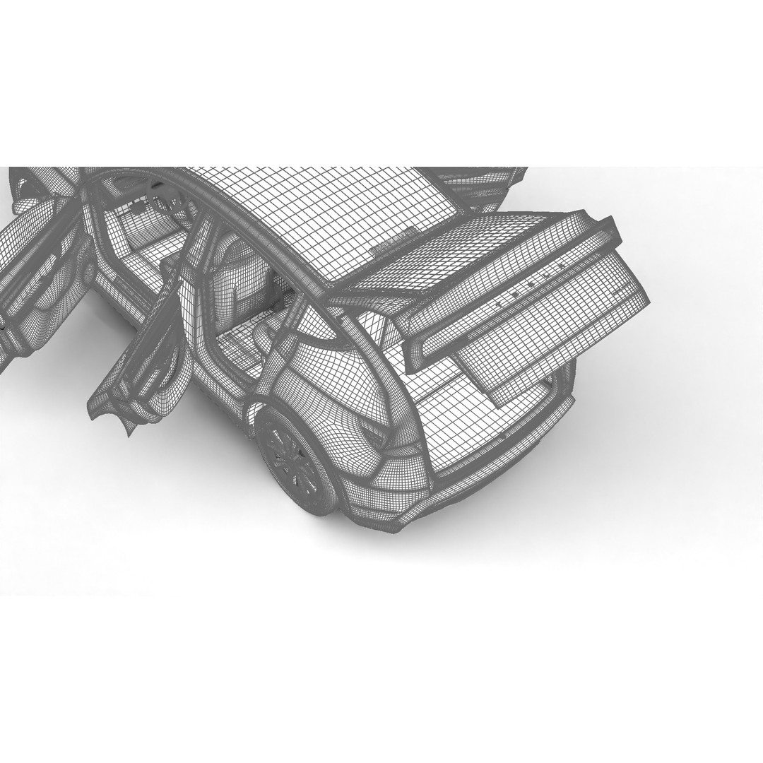 Tesla Model Y 2025 3D Model – High Poly Rigged Car Asset, FBX, Blender - View 42