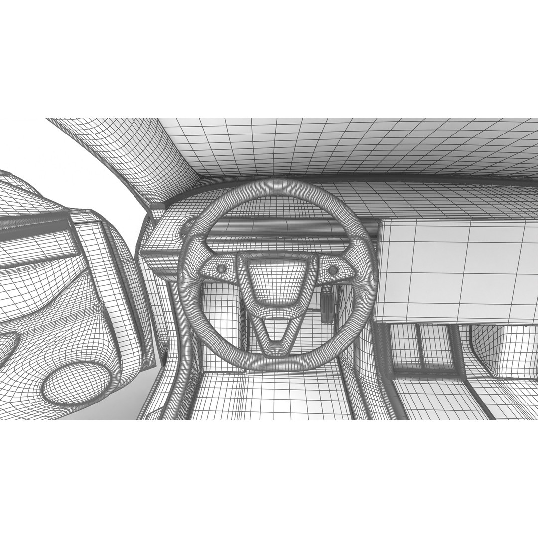 Tesla Model Y 2025 3D Model – High Poly Rigged Car Asset, FBX, Blender - View 49