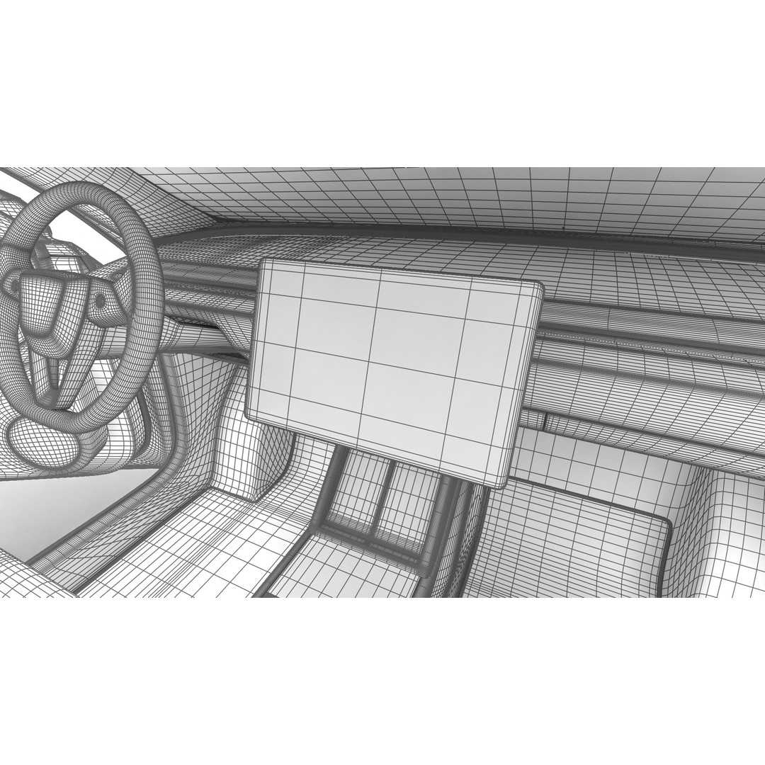 Tesla Model Y 2025 3D Model – High Poly Rigged Car Asset, FBX, Blender - View 50