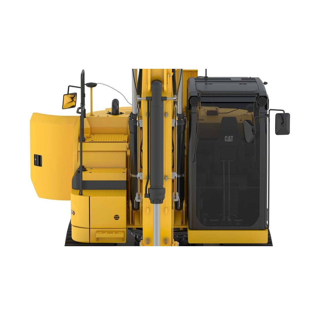 CAT 315 Excavator 3D Model – High-Quality Game Asset, FBX & OBJ - View 13