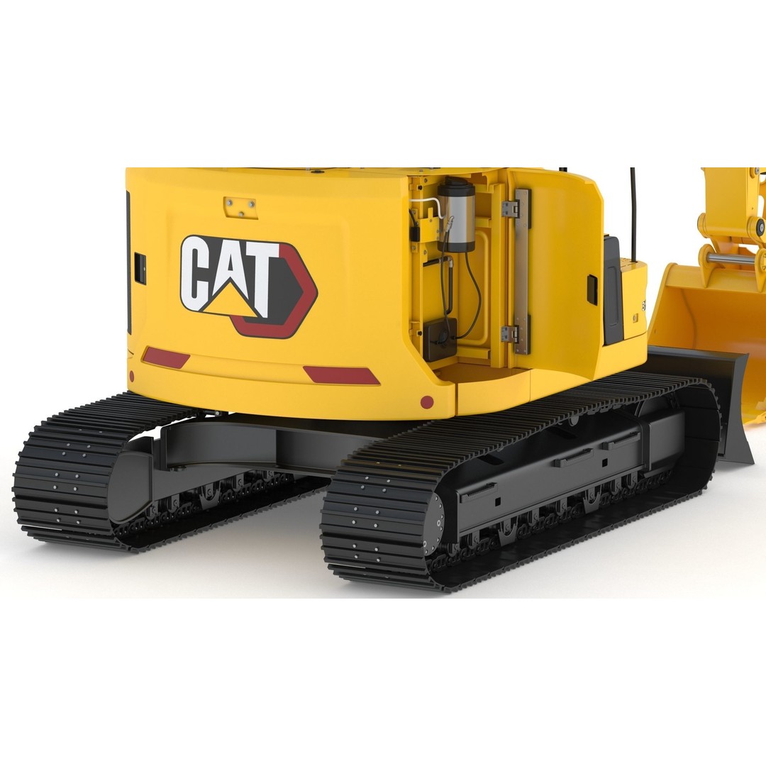 CAT 315 Excavator 3D Model – High-Quality Game Asset, FBX & OBJ - View 16