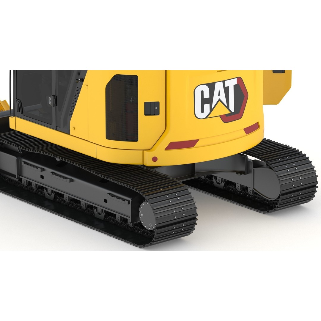 CAT 315 Excavator 3D Model – High-Quality Game Asset, FBX & OBJ - View 18