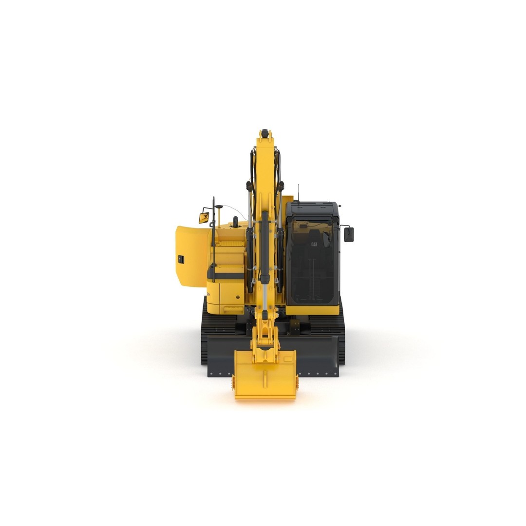 CAT 315 Excavator 3D Model – High-Quality Game Asset, FBX & OBJ - View 3