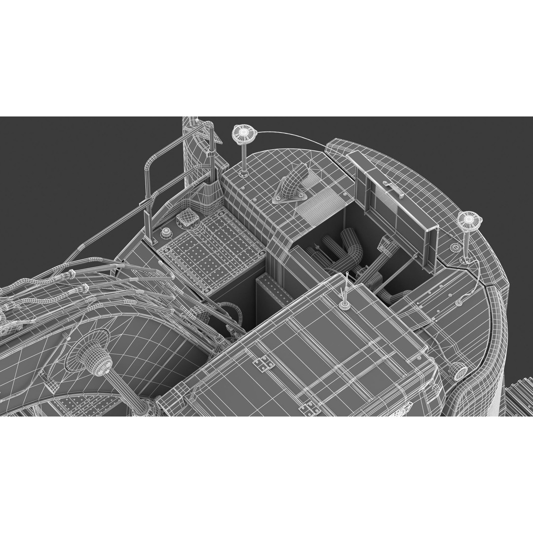 CAT 315 Excavator 3D Model – High-Quality Game Asset, FBX & OBJ - View 41